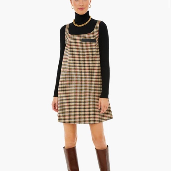 tuckernuck brown gingham dress Opal Gingham Maxi Dress in Brown main image 0
